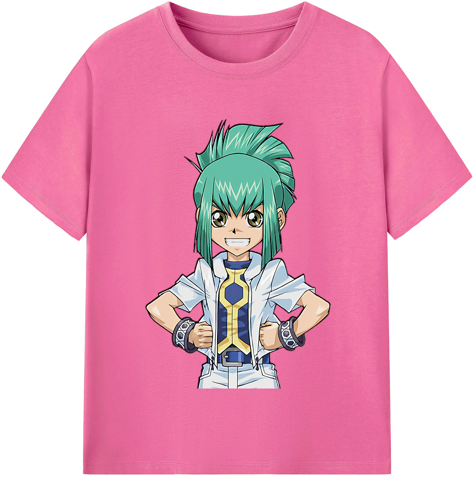 （画像用） 遊☆戯☆王 Yu-Gi-Oh! レディースカジュアルプリントTシャツ（綿100％）